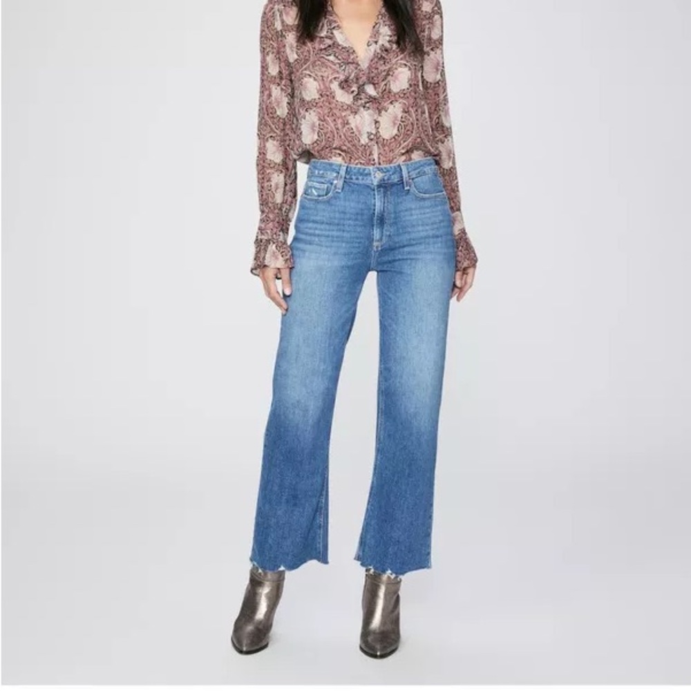 PAIGE Blue Ankle & Cropped Jeans